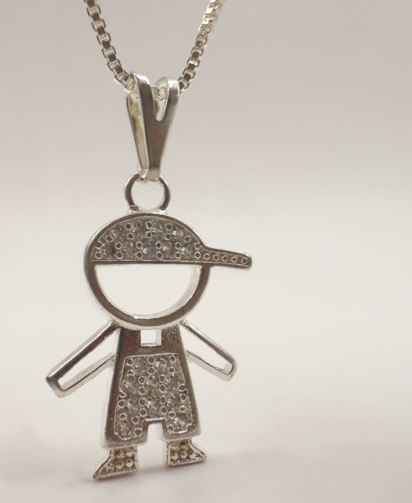 Silver Boy's Necklace - Image 2