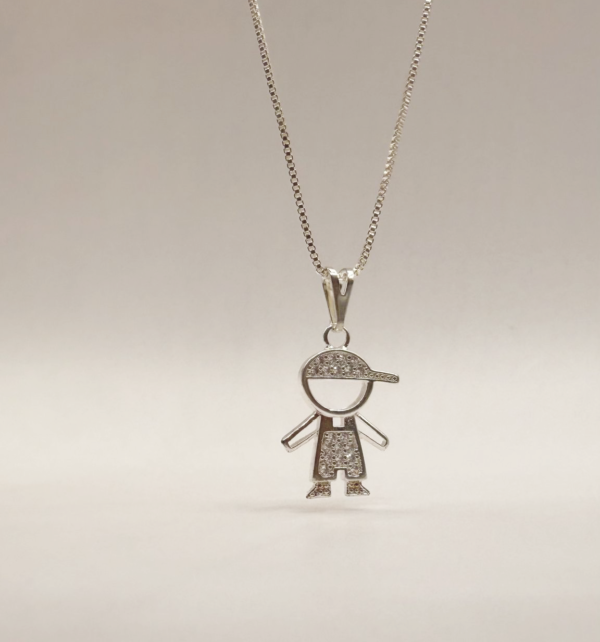 Silver Boy's Necklace