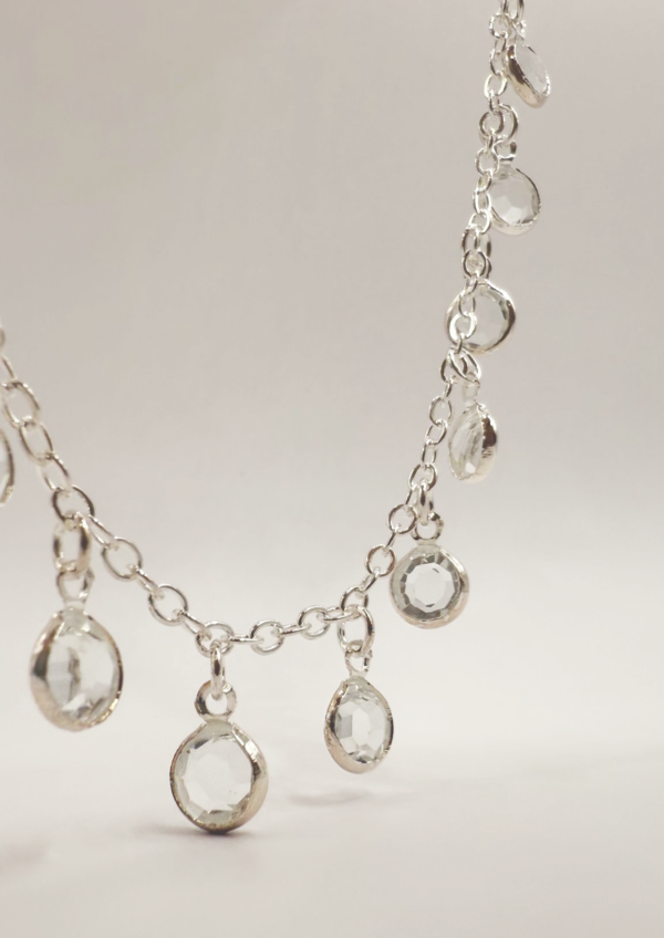 Dewdrop Silver Choker